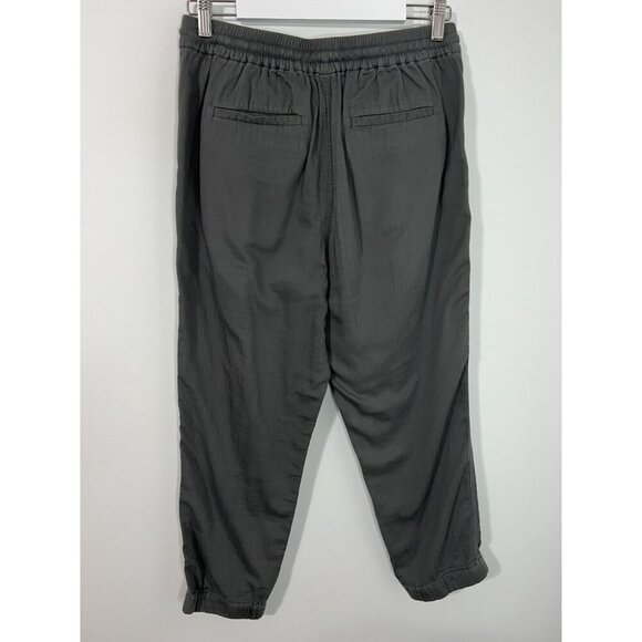 Point Sur by J. Crew Gray Jogger 100% Cotton Elastic Waist Lounge Pants Size 8 - Picture 3 of 11